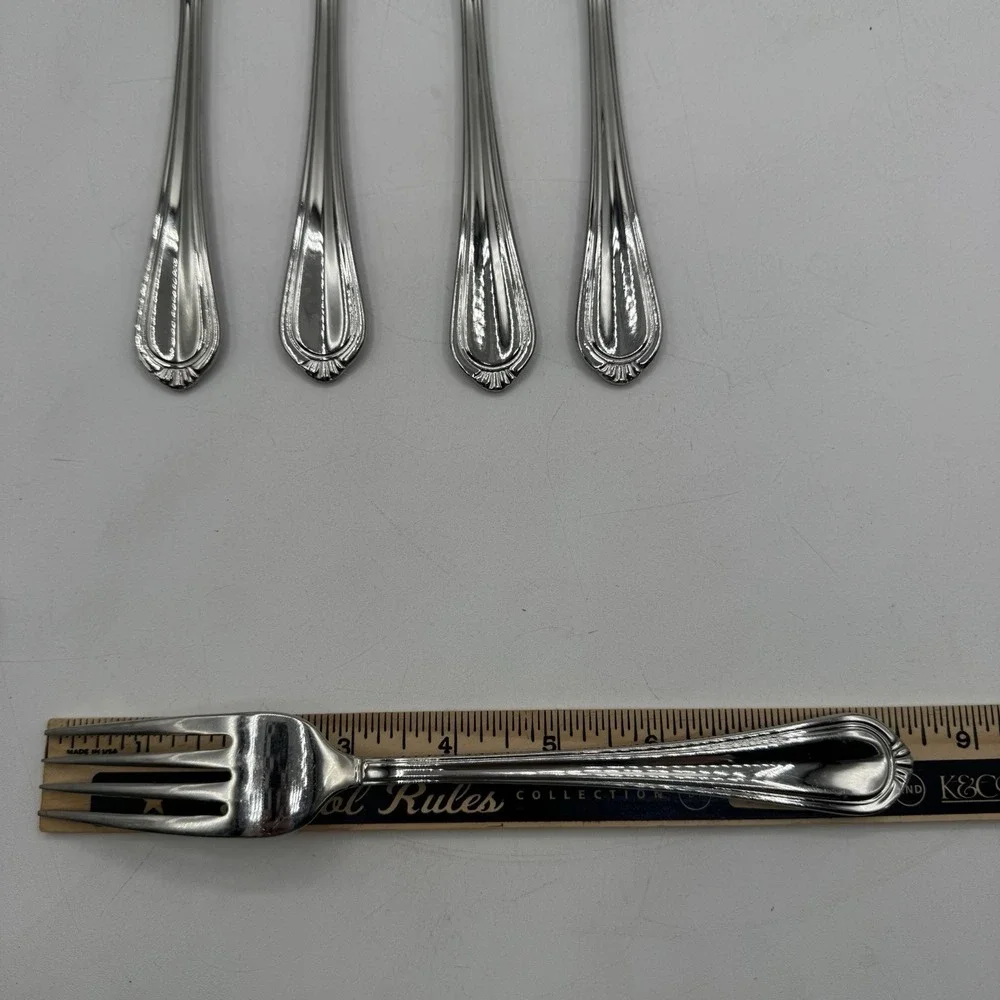 Mikasa 18/10 Stainless - REGENT BEAD Glossy - Dinner Forks Set of 5 8.25